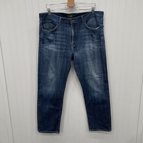 Lucky Brand Other - Lucky Brand Men's W38 x L30 Blue 329 Classic Straight Dark Wash Denim Jeans